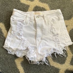 White shorts